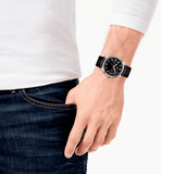 Buy Shop Tissot T-Sport Gent XL Black Dial Black Leather Strap Watch for Men - T116.410.16.057.00 USA Online