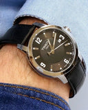 Buy Shop Tissot T-Sport Gent XL Black Dial Black Leather Strap Watch for Men - T116.410.16.057.00 USA Online