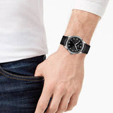 Buy Shop Tissot T-Sport Gent XL Black Dial Black Leather Strap Watch for Men - T116.410.16.057.00 USA Online