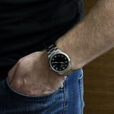 Buy Shop Tissot T-Sport Gent XL Black Dial Silver Steel Strap Watch for Men - T116.410.11.057.00 USA Online
