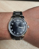 Buy Shop Tissot T-Sport Gent XL Black Dial Silver Steel Strap Watch for Men - T116.410.11.057.00 USA Online