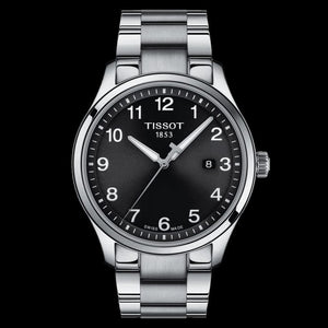 Buy Shop Tissot T-Sport Gent XL Black Dial Silver Steel Strap Watch for Men - T116.410.11.057.00 USA Online