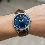 Buy Shop Tissot T-Sport Gent XL Blue Dial Brown Leather Strap Watch for Men - T116.410.16.047.00 USA Online