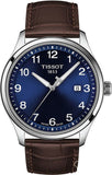 Buy Shop Tissot T-Sport Gent XL Blue Dial Brown Leather Strap Watch for Men - T116.410.16.047.00 USA Online