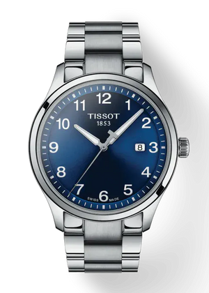 Buy Shop Tissot T-Sport Gent XL Blue Dial Silver Steel Strap Watch for Men - T116.410.11.047.00 USA Online