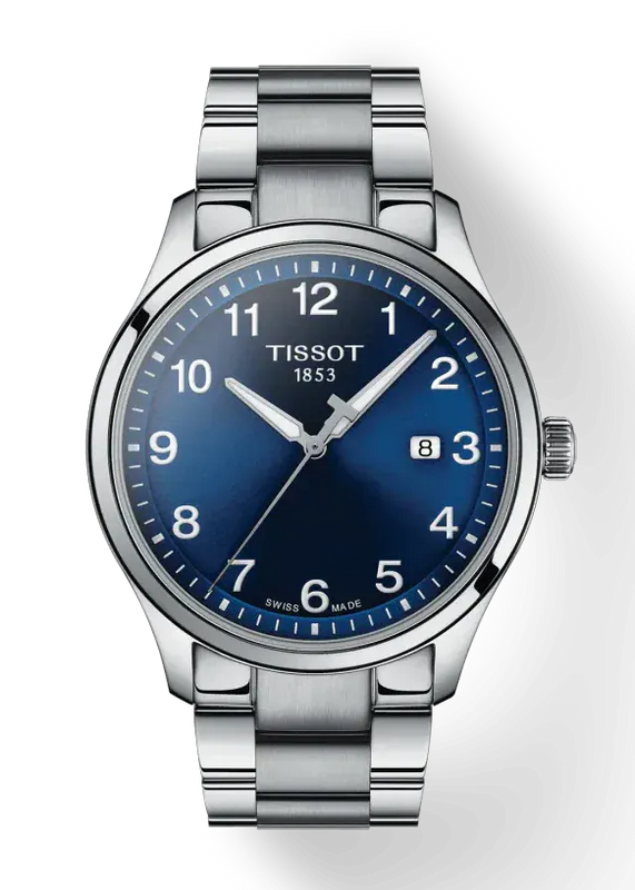 Buy Shop Tissot T-Sport Gent XL Blue Dial Silver Steel Strap Watch for Men - T116.410.11.047.00 USA Online