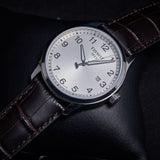 Buy Shop Tissot T-Sport Gent XL Silver Dial Brown Leather Strap Watch for Men - T116.410.16.037.00 USA Online