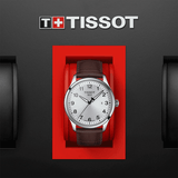 Buy Shop Tissot T-Sport Gent XL Silver Dial Brown Leather Strap Watch for Men - T116.410.16.037.00 USA Online
