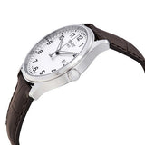 Buy Shop Tissot T-Sport Gent XL Silver Dial Brown Leather Strap Watch for Men - T116.410.16.037.00 USA Online