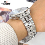 Buy Shop Tissot T Sport PRC 200 Chronograph White Dial Silver Steel Strap Watch For Men - T114.417.11.037.00 USA Online