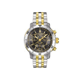 Buy Shop Tissot T Sport PRS 200 Chronograph Black Dial Two Tone Steel Strap Watch For Men - T067.417.22.051.00 USA Online