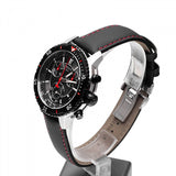 Buy Shop Tissot T Sport PRS 200 Chronograph Grey Dial Black Leather Strap Watch For Men - T067.417.26.051.00 USA Online