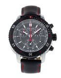 Buy Shop Tissot T Sport PRS 200 Chronograph Grey Dial Black Leather Strap Watch For Men - T067.417.26.051.00 USA Online