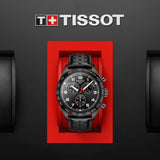 Buy Shop Tissot T Sport PRS 516 Chronograph Black Dial Black Leather Strap Watch for Men - T131.617.36.051.00 USA Online