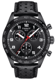 Buy Shop Tissot T Sport PRS 516 Chronograph Black Dial Black Leather Strap Watch for Men - T131.617.36.051.00 USA Online