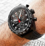 Buy Shop Tissot T Sport PRS 516 Chronograph Black Dial Black Leather Strap Watch for Men - T131.617.36.052.00 USA Online