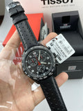Buy Shop Tissot T Sport PRS 516 Chronograph Black Dial Black Leather Strap Watch for Men - T131.617.36.052.00 USA Online
