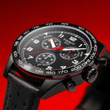 Buy Shop Tissot T Sport PRS 516 Chronograph Black Dial Black Leather Strap Watch for Men - T131.617.36.052.00 USA Online