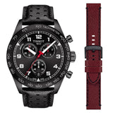 Buy Shop Tissot T Sport PRS 516 Chronograph Black Dial Black Leather Strap Watch for Men - T131.617.36.052.00 USA Online