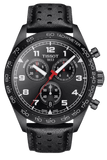 Buy Shop Tissot T Sport PRS 516 Chronograph Black Dial Black Leather Strap Watch for Men - T131.617.36.052.00 USA Online