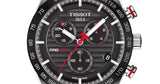 Buy Shop Tissot T Sport PRS 516 Chronograph Black Dial Silver Steel Strap Watch For Men - T100.417.11.051.01 USA Online