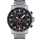 Buy Shop Tissot T Sport PRS 516 Chronograph Black Dial Silver Steel Strap Watch For Men - T100.417.11.051.01 USA Online