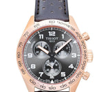 Buy Shop Tissot T Sport PRS 516 Chronograph Grey Dial Grey Leather Strap Watch for Men - T131.617.36.082.00 USA Online