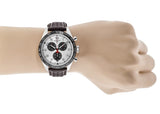 Buy Shop Tissot T Sport PRS 516 Chronograph Silver Dial Brown Leather Strap Watch for Men - T131.617.16.032.00 USA Online