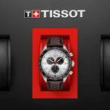 Buy Shop Tissot T Sport PRS 516 Chronograph Silver Dial Brown Leather Strap Watch for Men - T131.617.16.032.00 USA Online