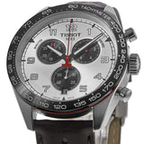 Buy Shop Tissot T Sport PRS 516 Chronograph Silver Dial Brown Leather Strap Watch for Men - T131.617.16.032.00 USA Online