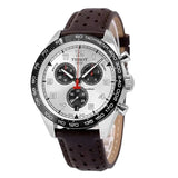 Buy Shop Tissot T Sport PRS 516 Chronograph Silver Dial Brown Leather Strap Watch for Men - T131.617.16.032.00 USA Online