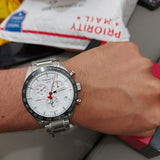 Buy Shop Tissot T Sport PRS 516 Chronograph White Dial Silver Steel Strap Watch For Men - T100.417.11.031.00 USA Online