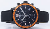 Buy Shop Tissot T Sport Quickster Chronograph Black Dial Black Rubber Strap Watch For Men - T095.417.36.057.01 USA Online
