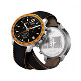Buy Shop Tissot T Sport Quickster Chronograph Black Dial Black Rubber Strap Watch For Men - T095.417.36.057.01 USA Online