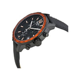 Buy Shop Tissot T Sport Quickster Chronograph Black Dial Black Rubber Strap Watch For Men - T095.417.36.057.01 USA Online