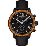 Buy Shop Tissot T Sport Quickster Chronograph Black Dial Black Rubber Strap Watch For Men - T095.417.36.057.01 USA Online