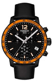 Buy Shop Tissot T Sport Quickster Chronograph Black Dial Black Rubber Strap Watch For Men - T095.417.36.057.01 USA Online