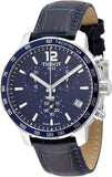 Buy Shop Tissot T Sport Quickster Chronograph Blue Dial Watch For Men - T095.417.16.047.00 USA Online