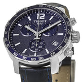 Buy Shop Tissot T Sport Quickster Chronograph Blue Dial Watch For Men - T095.417.16.047.00 USA Online