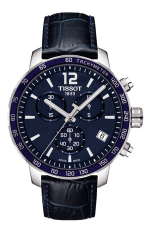 Buy Shop Tissot T Sport Quickster Chronograph Blue Dial Watch For Men - T095.417.16.047.00 USA Online