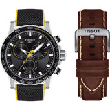 Buy Shop Tissot T Sport Supersport Chrono Tour De France Black Dial Black Nylon Strap Watch for Men - T125.617.17.051.00 USA Online
