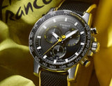 Buy Shop Tissot T Sport Supersport Chrono Tour De France Black Dial Black Nylon Strap Watch for Men - T125.617.17.051.00 USA Online