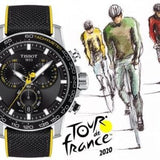 Buy Shop Tissot T Sport Supersport Chrono Tour De France Black Dial Black Nylon Strap Watch for Men - T125.617.17.051.00 USA Online