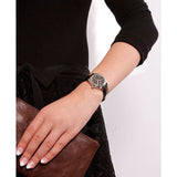 Buy Shop Tissot T Trend Couturier Black Dial Black Leather Strap Watch For Women - T035.210.16.051.00 USA Online