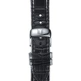Buy Shop Tissot T Trend Couturier Black Dial Black Leather Strap Watch For Women - T035.210.16.051.00 USA Online