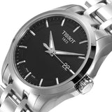 Buy Shop Tissot T Trend Couturier Chronograph Black Dial Silver Steel Strap Watch For Men - T035.410.11.051.00 USA Online