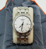 Buy Shop Tissot T Trend Couturier Chronograph White Dial Silver Steel Strap Watch For Men - T035.410.11.031.00 USA Online