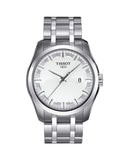 Buy Shop Tissot T Trend Couturier Chronograph White Dial Silver Steel Strap Watch For Men - T035.410.11.031.00 USA Online