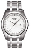 Buy Shop Tissot T Trend Couturier Chronograph White Dial Silver Steel Strap Watch For Men - T035.410.11.031.00 USA Online