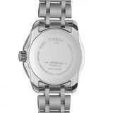 Buy Shop Tissot T Trend Couturier Lady Black Dial Silver Steel Strap Watch For Women - T035.210.11.051.00 USA Online